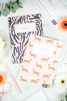 Zápisníky zebra & gepard (2 ks)