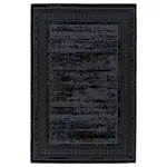 KOBEREC TKANÝ NA PLOCHO, 160/230 cm, černá