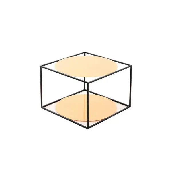 ODKLÁDACÍ STOLEK, oranžová, černá