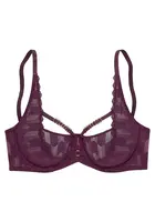 LASCANA Podprsenka  baklažánová