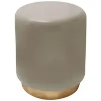 MID.YOU ODKLÁDACÍ STOLEK, šedohnědá, barvy zlata