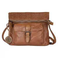 Dámská kožená crossbody kabelka Bellicci Inge - koňak