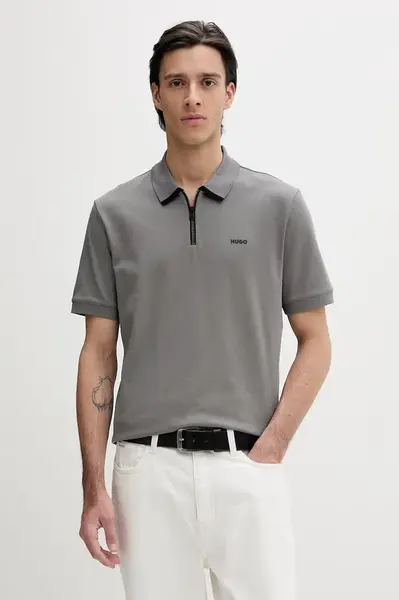 Bavlněné polo tričko HUGO