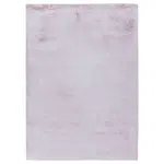 XXXL KOBEREC S VYSOKÝM VLASEM, 160/230 cm, růžová, bílá