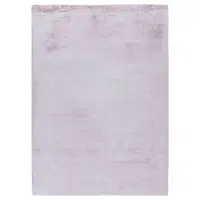 XXXL KOBEREC S VYSOKÝM VLASEM, 160/230 cm, růžová, bílá