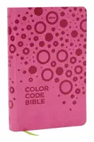 NKJV, Color Code Bible for Kids, Pink Leathersoft, Comfort Print - Thomas Nelson
