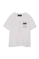 Dětské bavlněné tričko Karl Lagerfeld