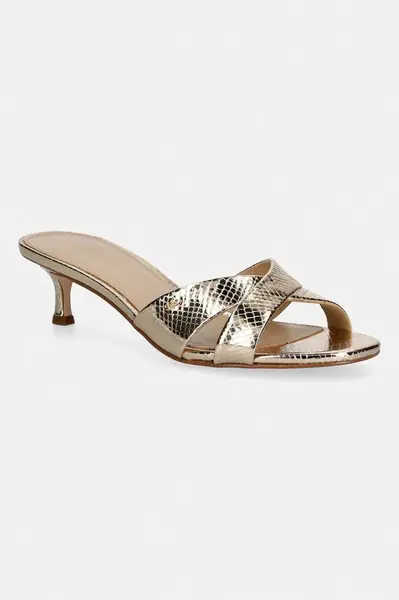 Kožené pantofle MICHAEL Michael Kors Cassidy Kitten Sandal