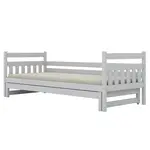 Posteľ Dawid s prístelkou 90x180 biela