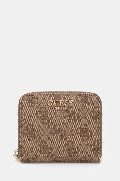 Peněženka Guess LAUREL dámská, béžová barva, SWSG74 59137