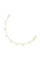 Stříbrný pozlacený náramek Tous Cool Joy