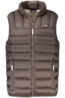 Pánská hnědá prošívaná vesta