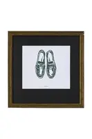 Nástěnná dekorace v rámu House Doctor HDShoe 40 x 40 cm