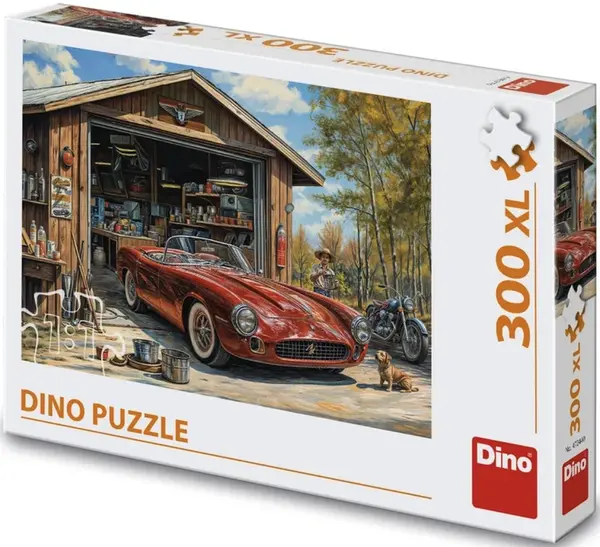 Puzzle - Jaguár v garáži (300 XL dílků)