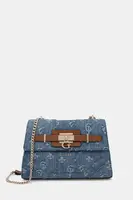 Kabelka Guess GREYSON modrá barva, HWDG92 06210