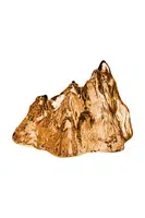 Dekorativní svícen Kosta Boda The Rock 9,1 cm hnědá barva