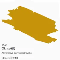 Akvarelová barva Umton 2,6ml – 2160 okr světlý