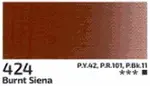 Akrylová barva Rosa 75ml – 424 burnt siena