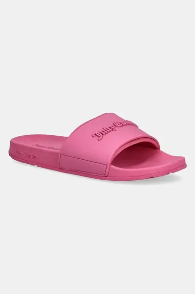 Pantofle Juicy Couture BREANNA dámské, růžová barva, JCAY121047