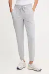 Tepláky Dkny dámské, béžová barva, DP5P3496