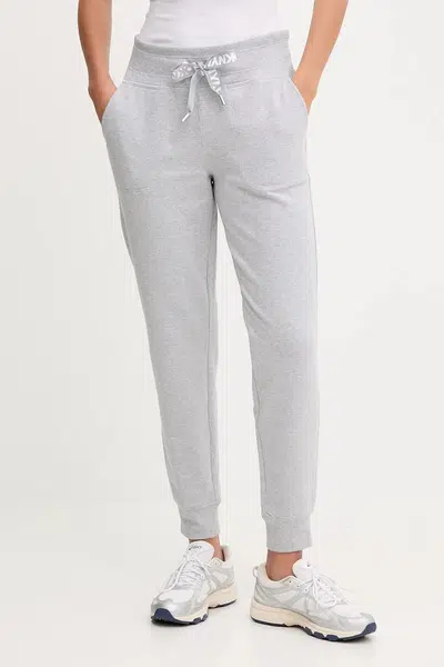 Tepláky Dkny dámské, béžová barva, DP5P3496