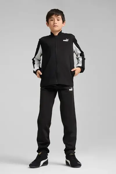 Dětská tepláková souprava Puma Poly Baseball Suit B černá barva, 686295