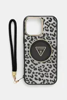 Obal na telefon Guess iPhone 16 Pro Max černá barva, GUHMP16XHLORSSK