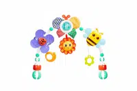 Toyz Hrazdička s chrastítky nejen na kočárek, Louka