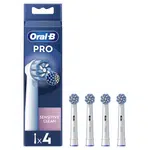 ORAL-B EB 60-4 PRO Sensitive Clean Kartáčkové hlavy 4 kusy