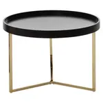 MID.YOU KONFERENČNÍ STOLEK, černá, barvy zlata, dřevo, kompozitní dřevo, 58,5/58,5/42 cm