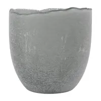 Dekorativní svícen House Doctor HDFrag 16 cm šedá barva