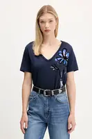 Bavlněné tričko Desigual DUMAS