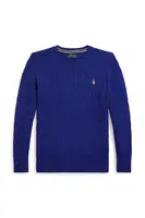 Bavlněný svetr Polo Ralph Lauren modrá barva, 323702674080