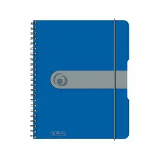 Herlitz - Spirálový blok A5/80 listů, tmavě modrý