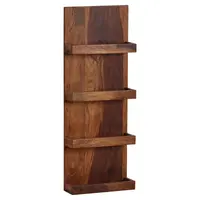 MID.YOU NÁSTĚNNÝ REGÁL, sheesham, 30/80/10 cm