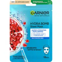 Garnier Super hydratační vyplňující maska Moisture&Aqua Bomb (Skin Tissue Superhydrating Mask) 28 g