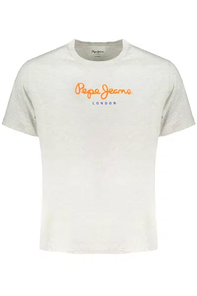 PEPE JEANS MEN&#39;S SHORT SLEEVED T-SHIRT GRAY