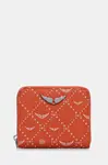 Peněženka ZADIG&VOLTAIRE dámská, oranžová barva, LWSG03640