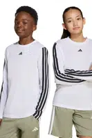 Dětské tričko s dlouhým rukávem adidas bílá barva, s aplikací, JM1578