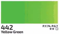 Akrylová barva Rosa 75ml – 442 yellow green