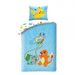 Povlečení Pokémon - Bulbasaur, Squirtle, Charmander ver. 9