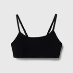 Dětská podprsenka Abercrombie & Fitch černá barva
