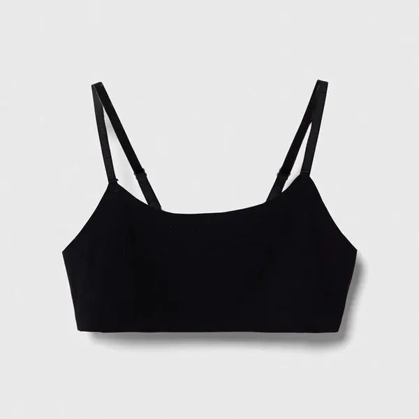 Dětská podprsenka Abercrombie & Fitch černá barva