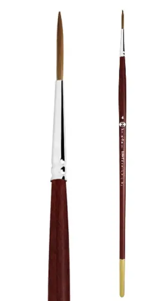 Přírodní štětec Kolinsky psáček 109 – velikost 4