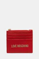 Peněženka Love Moschino dámská, červená barva, JC5704PP1NLD0500