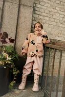 Dětská bunda Liewood Nolan Pile Jacket oranžová barva, LW19877