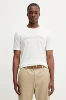 Bavlněné tričko Marc O'Polo pánské, bílá barva, s potiskem, 526201251154