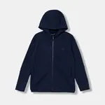 Dětská mikina Emporio Armani tmavomodrá barva, s kapucí, hladká, EB000555 AF16059