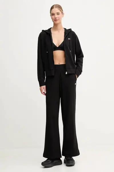 Tepláková souprava EA7 Emporio Armani dámská, černá barva, AF13135.7W000464