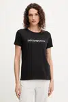 Tričko Emporio Armani Underwear dámské, černá barva, EW000408 AF10881